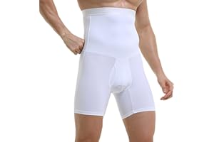 TELEWEE Mens Shapewear Tummy Control Shorts Compression, Slimming Body Shaper Boxer Briefs Underwear