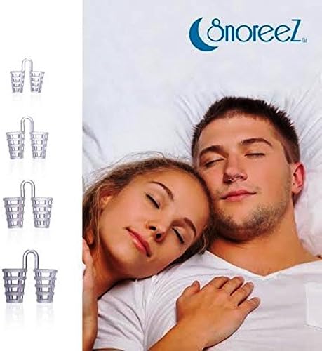 Instant Snore Stopper Device- Snore Solution For You - Four Different Sizes to Comfortably Fit Any Sized Nose