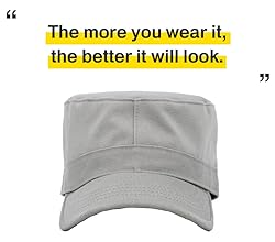 KBETHOS KBK-1464 LGY L Cadet Army Cap Basic