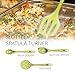 Home Kitchen Tools Spatula,Turner Utensil Set (8 Pcs) by Diamant Blue,Food Grade Silicone (Green)