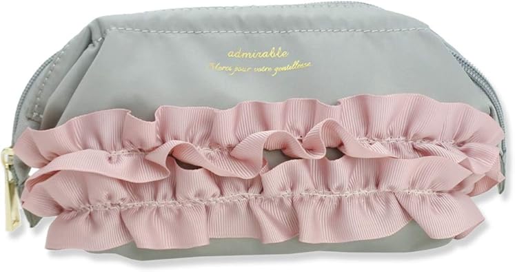 Amazon ポーチ 小物入れ レディース 大きめ おしゃれ ファスナー ブランド 旅行 化粧ポーチ コスメポーチ スマホバッテリー グレー ポーチ