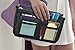 Premium Purse Organizer - Perfect Handbag Organizer Insert to Keep Your Personal Essentials Organized & Accessible - 13 Pockets - Sturdy - Durable - Stylish (M-Black)