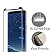 Galaxy S8 Plus Tempered Gorilla Cases Glass FITS with All Cases Compatible Premium Sensitive Flexible 0.26mm Tempered Glass Screen Protector for Samsung Galaxy S8 Plus (Clear) (Black)