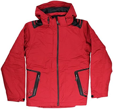 Elevate Elias Ladies Insulated Ski Jacket (Red, 2XL)
