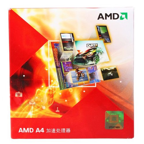 AMD A4-3400 APU with AMD Radeon 6410 HD Graphics 2.7GHz Socket FM1 65W Dual-Core Processor - Retail (AD3400OJGXBOX)