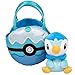 Pokémon Piplup Pokéball Plush Carrier Purse - with Cute Mini Piplup Plush Doll