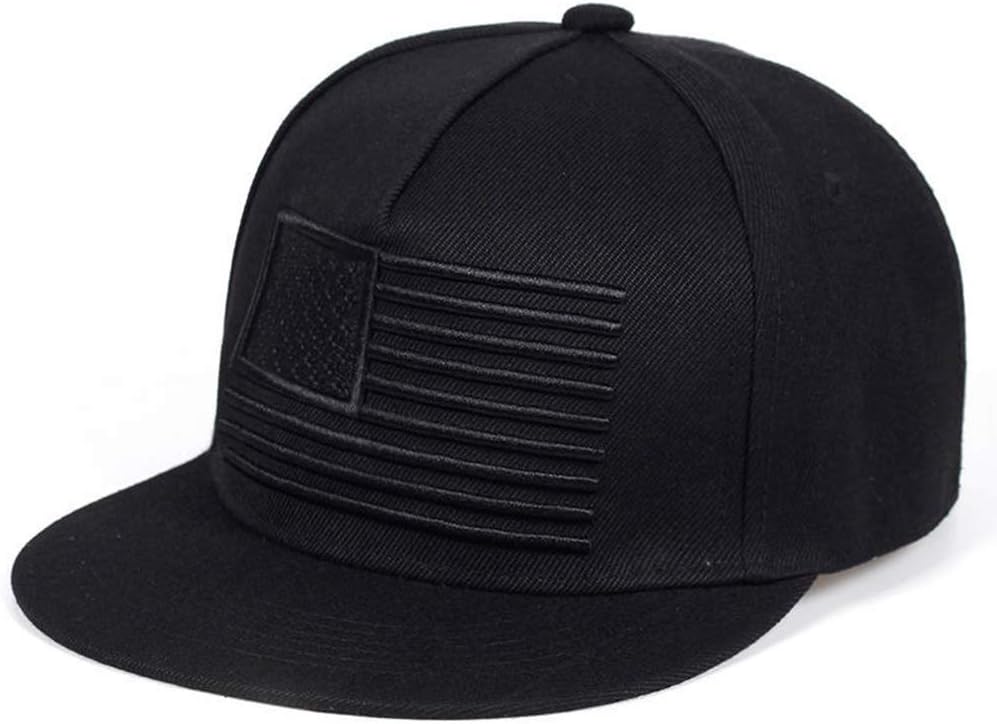 Sunlitro Unisex Flat Bill Hip Hop Hat Snapback Baseball Cap