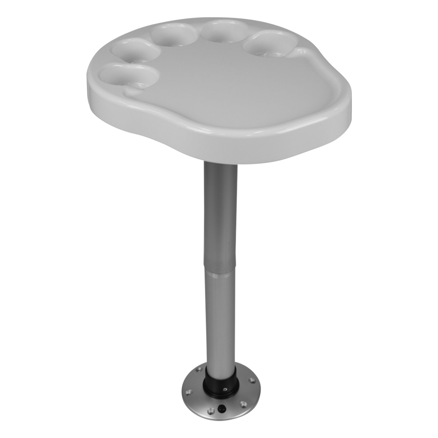 Photo 1 of **used misssing parts***  Wise 3070-710 Stowable Pontoon Party Platter Table, White