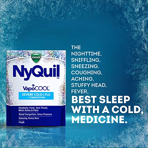 Vicks DayQuil and NyQuil VapoCOOL SEVERE Combo Cold & Flu + Congestion