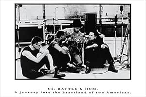 Amazon.com: U2 Rattle & Hum Studio Session Photograph 36x24 Music Art