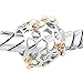 CharmSStory Sweet Honey Golden Queen Bee Filigree Charms Pink Synthetic Crystal Beads for Bracelets