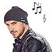 MOCREO Fashion Bluetooth Knit Hat with Stereo Headphones and Microphone Warm Chunky Soft Beanie Hands Free Talking for iPhone Samsung Android And iPad Men and Women Christmas Gift(Gray)