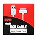 Apple 30 Pin USB Cable EZOPower CERTIFIED 6 Feet 30-pin USB Sync & Charge Dock Connector Data Cable / White (Retail Packaging) For Apple iPad 1, 2, iPhone 3 3s 4, iPod Touch, iPod Nano