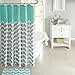 Nadia Bathroom Accessories Set , 5-Pcs Bath Room Sets Of Teal / Grey Soap Dispenser , Toothbrush Holder , Decorative Tray , 2 X Hand Towels