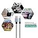 Frieso 3Pack 10ft Premium Micro USB Charging Cable High Speed Extra Long USB Charger for Android,Samsung,Nexus, HTC, Motorola, Nokia,HUAWEI and More.(Gray)