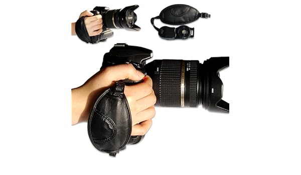 first2savvy de piel sintética correa de mano Grip para Sony DSLR ...