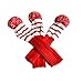 PLAYEAGLE 3 pcs/set Knitting Golf Clubs Headcover Driver Cover(460cc),Fairway Wood Head Covers for Taylormade,Callaway,Titleist and More Brand