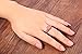 CiNily Rhodium Plated Created Orange Fire Opal Orange Garnet Women Jewelry Gemstone Ring Size 9