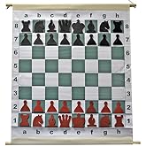 Wholesale Chess 28" Magnetic Chess Demo Board - 3" Squares, Large Black &amp; Red Pieces, 2 Players, Ages 12+