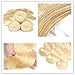 613 Blonde Human Hair 3 Bundles with Frontal Brazilian Body Wave with Baby Hair Frontal 100% Ear to Ear Virgin Human Hair Weave with 13x4 Lace Frontal 161820+14 Inch