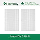 2 - FilterBuy Honeywell R Filters, HRF-R3 HEPA Replacement Filters. Designed by FilterBuy to fit Honeywell HPA-090 Series, HPA-100 Series, HPA200 Series & HPA300 Series Air Cleaning Systems.