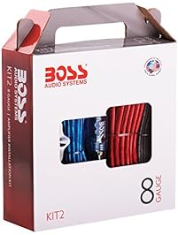 BOSS Audio KIT2 8 Gauge Amplifier Installation Wiring Kit