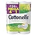 Cottonelle Gentle Care Toilet Paper, Sensitive Bath Tissue, Aloe & Vitamin E, 6 Mega Toilet Paper Rolls