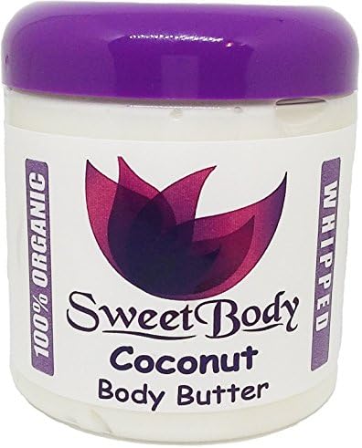 Coconut Whipped Body Butter Extreme Dry Skin Moisturizer 8oz by SweetBody