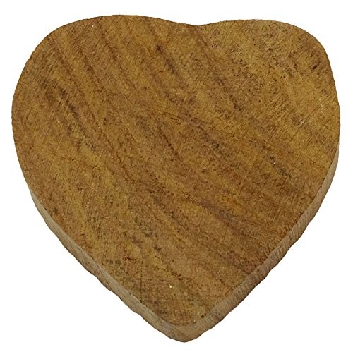 Knitwit Indian Wood Block Art Heart Handcarved Printing Block Textile Stamp