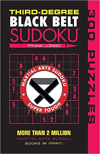 SecondDegree Brown Belt Kakuro Martial Arts Puzzles Series