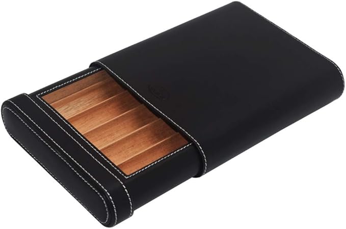 Lxc Conjunto para Fumar / 5 Palos de Madera de Cedro Forrado de Viaje Caja de humidor