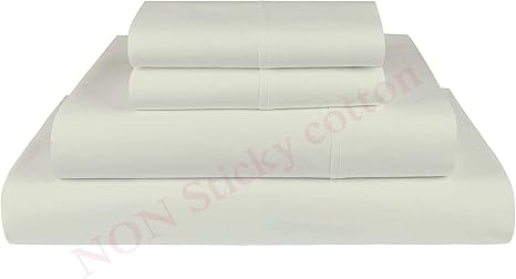 Amazon Com Giza Sheets King Size Giza Cotton Sheets Fits Mattress Upto 18 Deep Pocket Giza Dreams Sheets 4 Pc King Ivory Sheet Set Solid Giza Sheets Home Kitchen