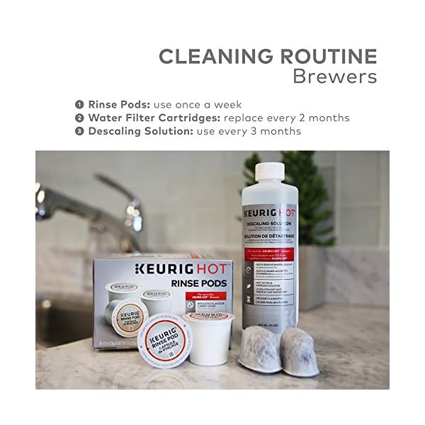 Keurig Rinse Pods Compatible with All Keurig KCup Pod Coffee Makers