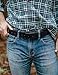Hanks Black Out LEATHER GUN BELT - 17OZ FOR CONCEALED CARRY CCW Tactical USE