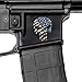 GunSkins Magwell Skin Specialty Vinyl Decal for AR-15/M4 Lower Receivers (Skull America)