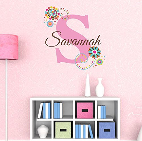 Nursery Custom Name Wall Decal Sticker, 28