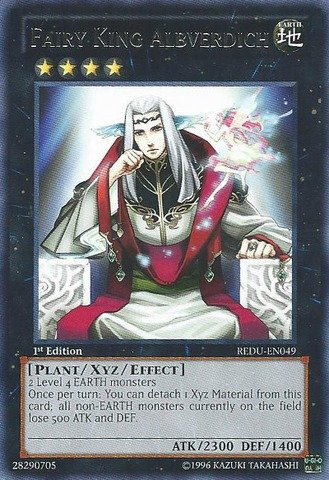 Yu-Gi-Oh! - Fairy King Albverdich (REDU-EN049) - Return of the Duelist - 1st Edition - Rare