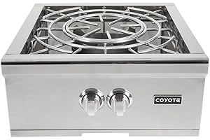 COYOTE OUTDOOR LIVING Coyote Built-In Natural Gas Power Burner - C1PBNG