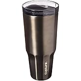 Cupture Travel 32 oz Vacuum Insulated Stainless Steel Tumbler Cup (Titanium Grey)