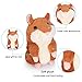 Woodyotime Talking Back Hamster Toy Repeats What You Say Plush Animal Electronic Pet Mimicry Toy for Boys and Girls Stuffed Animals Perfect Friend Christmas Gifts and Birthday