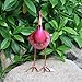 Solar Lights, Metal Pink Flamingos Seven Color Changing Lights, Outdoor Garden led Lights, lawns, Roads, Gardens, Flamingos Yard Decor,Christmas Decorations