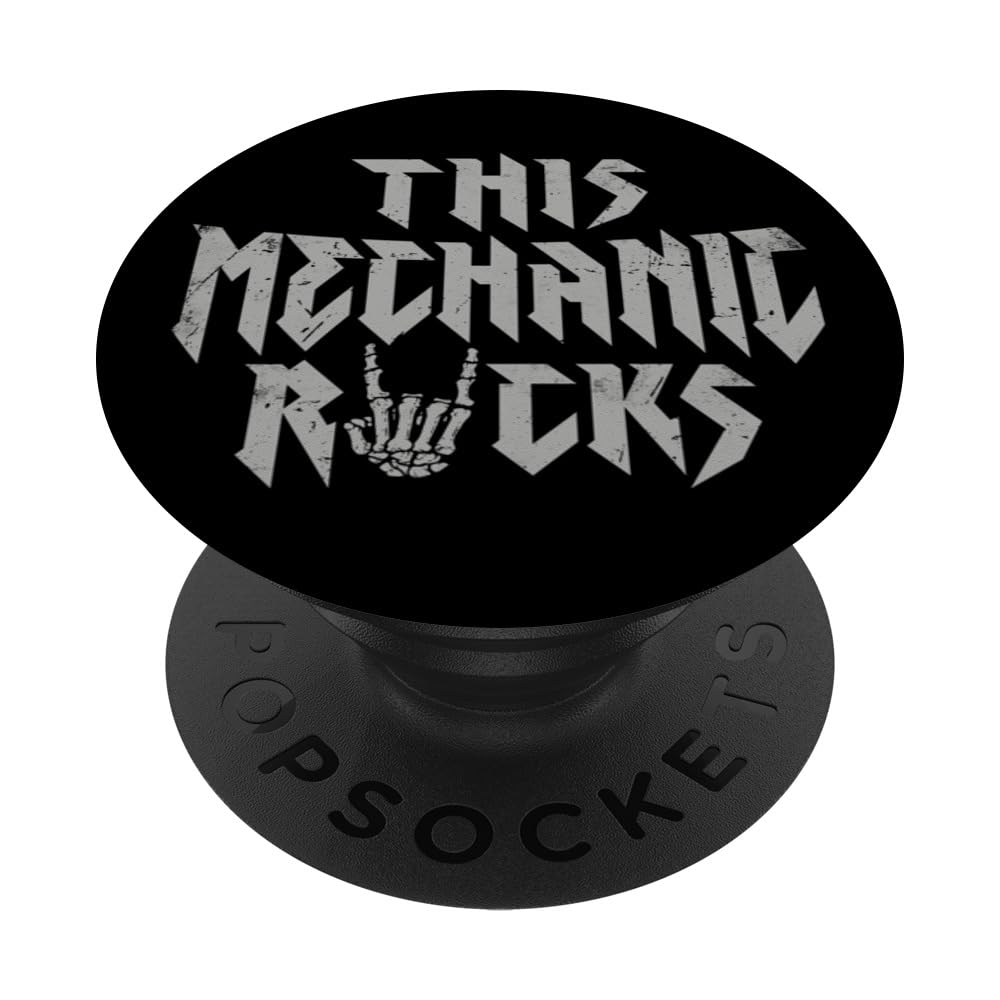 This Mechanic Rocks Rock Music Lover PopSockets Swappable PopGrip