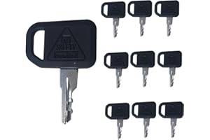 10PCS Ignition Keys AM131841 for John Deere 300 400 GT GX LX Series 130 160 165 Gator 4X2 6X4 Gator Key (AM131841)