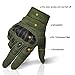 FREETOO Knuckle Protection Tactical Gloves Leather Palm Motorcycle Gloves with Hard Shell for Heavy-Duty Work Shooting Combat Hunting Cycling Airsoft Paintball Climbing Military Training