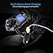 Bluetooth FM Transmitter for Car, Houzetek Wireless In-Car Radio Transmitter Adapter with Dual USB Port, Phone Music Player Car Charger with 1.4 Inches Display, Support TF Card Slot AUX Input