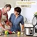 Electric Rice Cooker Food Steamer 5 Cup uncooked 10 Cups cooked Mini Rice Maker Removable Nonstick Pot with One Touch Control and Automatic Keep Warm Function (Silver)