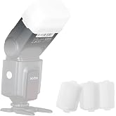 Supon Flash Diffuser for Godox TT520II TT520III Flash Speedlite - 3 Pack White