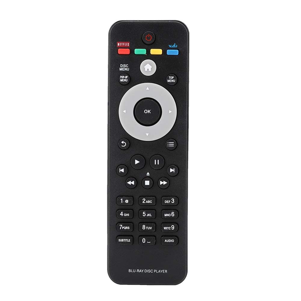 ASHATA Blue Ray Remote Control,Replacement Original Remote Control for PHILIPS RC-2820 Blu-ray Player Remote Control Large Button Remote Controller
