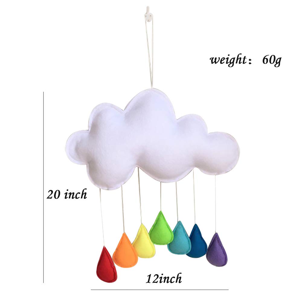 Nursery Decor Nursery Ceiling Mobile Tinksky Hanging Cloud