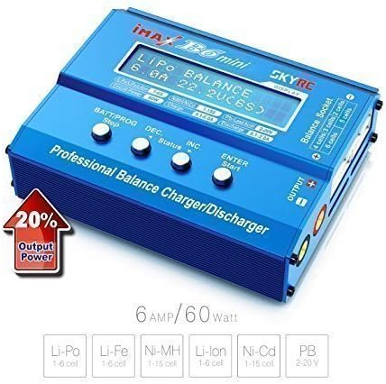 SKYRC Balance Charger, iMAX B6 Mini Professional Balance Charger/Discharger for Nimh/li-po Batteries - addpoweradd Exclusive